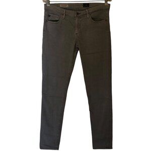 Ag Adriano Goldschmied gray The Legging Super Skinny Ankle jeans sz 29R